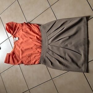 Mm Couture Color Block Dress